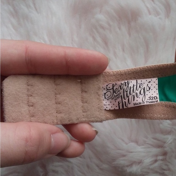 Vintage Victoria's Secret Green & Purple Bow Bra - Picture 5 of 5